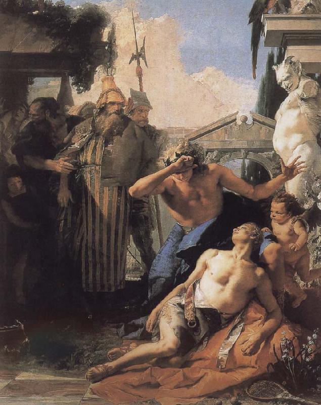 Giovanni Battista Tiepolo Lantos s death China oil painting art